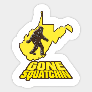 Gone Squatchin WV Sticker